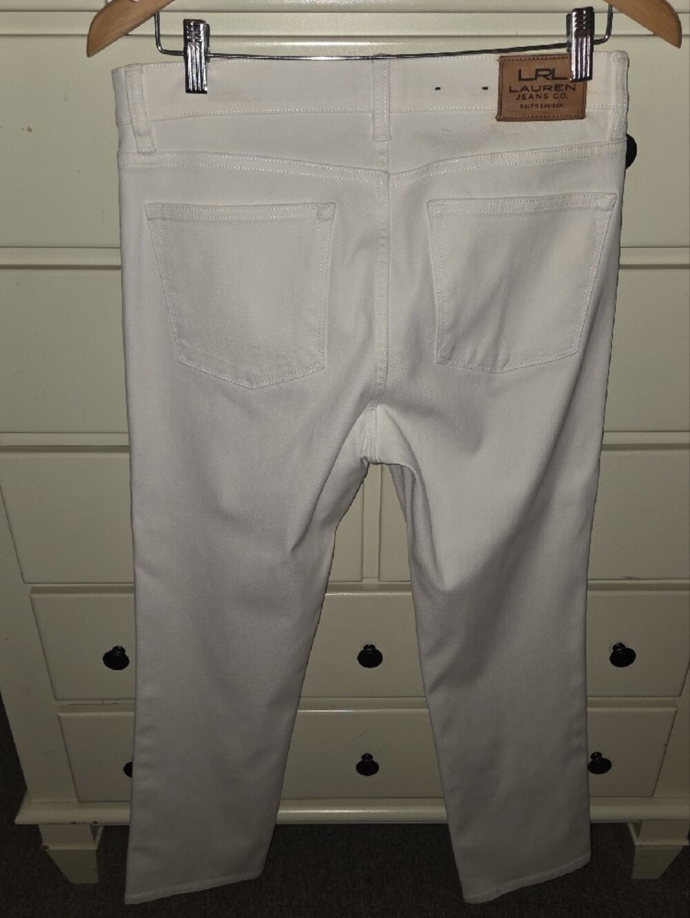 Lauren Ralph Lauren Off-White Straight Leg Jeans - Picture 3 of 8